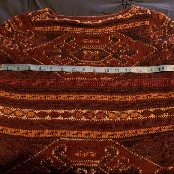 Lauren Ralph Lauren Small Petite southwestern country style sweater - Picture 2 of 7